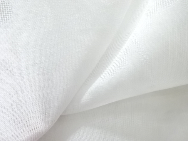  すかし織秋草模様夏用長襦袢